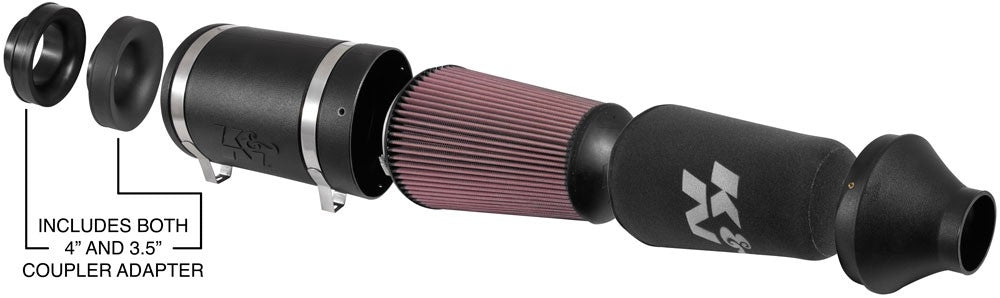 K&N Engineering K&N Universal Off-Road Air Intake (Replaces 85-6853) 54-6853