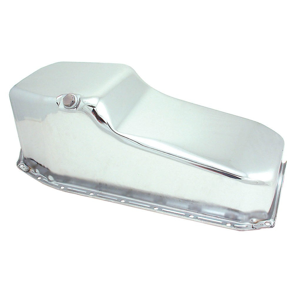 Spectre 80-85 SB Chevy Oil Pan w/4 Qt. Capacity - Chrome 5481