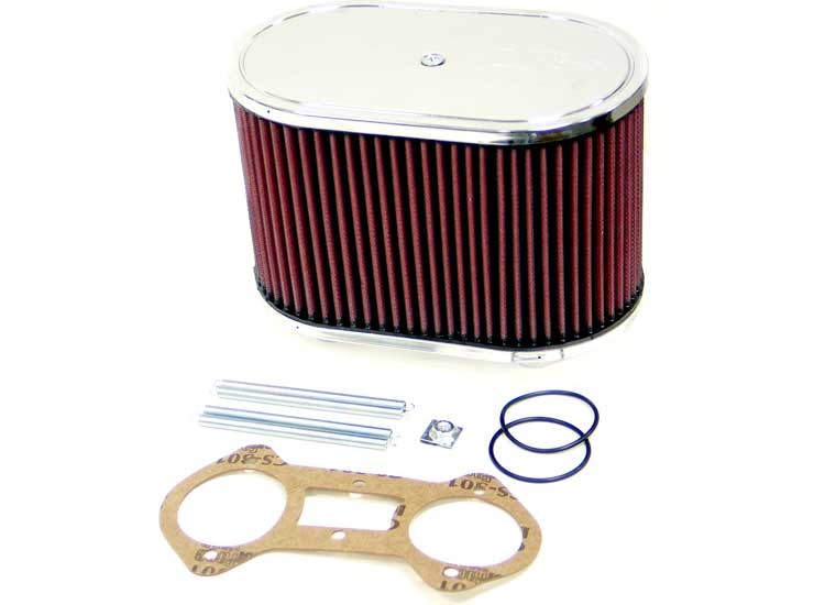 K&N Engineering K&N Custom Racing Assembly DDO 8-7/8x5-1/4in Oval 5-3/4in Height Vent 56-1230