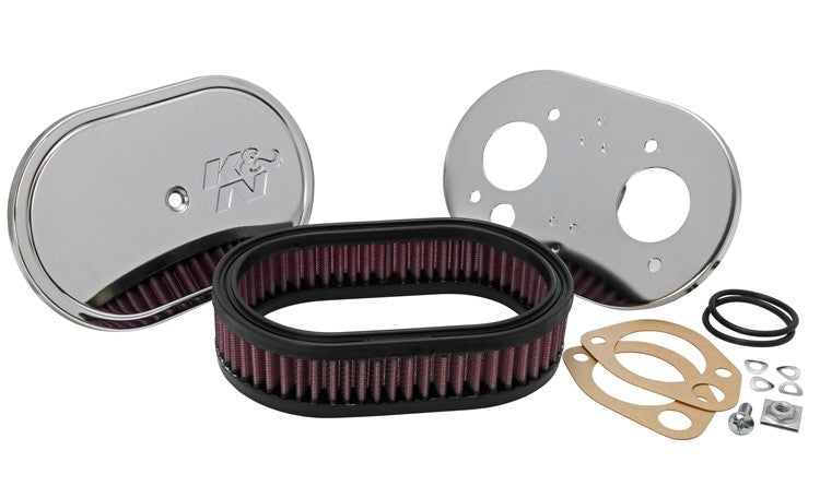 K&N Engineering K&N Custom Racing Assembly Oval Red - 1.75in Filer Height 56-1270