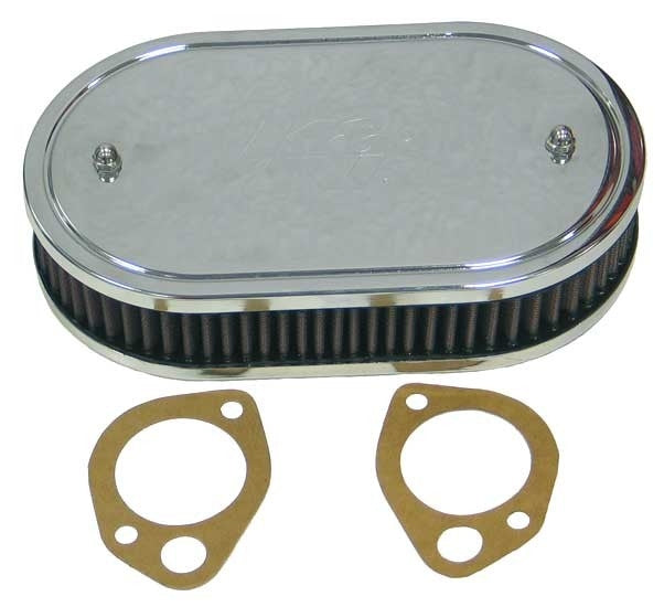 K&N Engineering K&N Custom Oval Race Filter L=7.375inch W=3.75inch H=1.75inch 56-1330