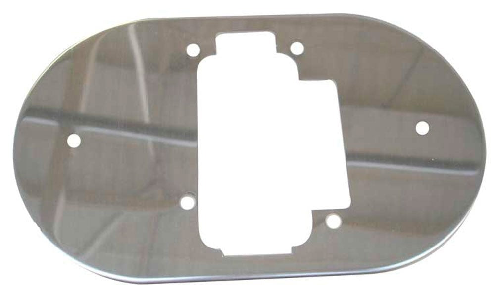 K&N Engineering K&N Carburetor Custom Racing Assembly Bolt-On Oval Chrome Sz 6-8 3.5inch H x 4.438inch Neck Flange 56-9013