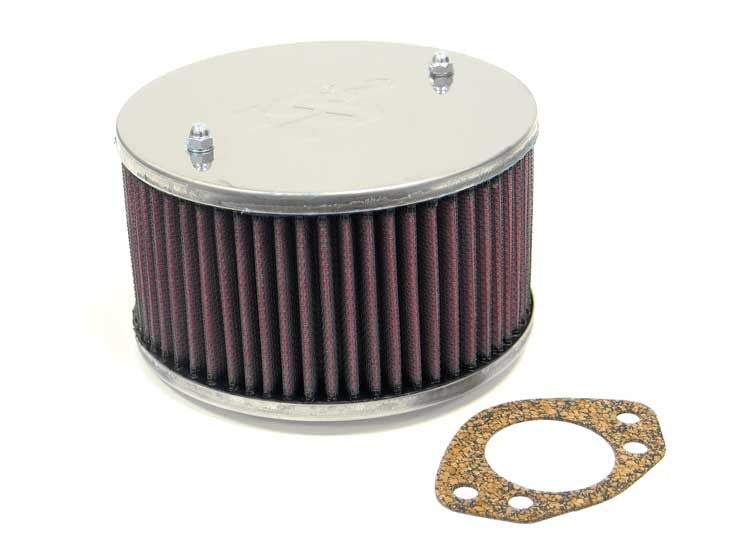 K&N Engineering K&N Universal Custom Air Filter - Round 1.625in Flange / 1.625in ID / 2.75in Overall Height 56-9098