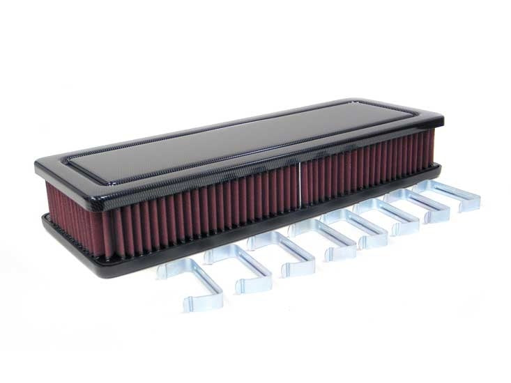 K&N Engineering K&N Custom Racing Assembly - Airbox - Universal Blank - Black - 75mm 56-9187-1