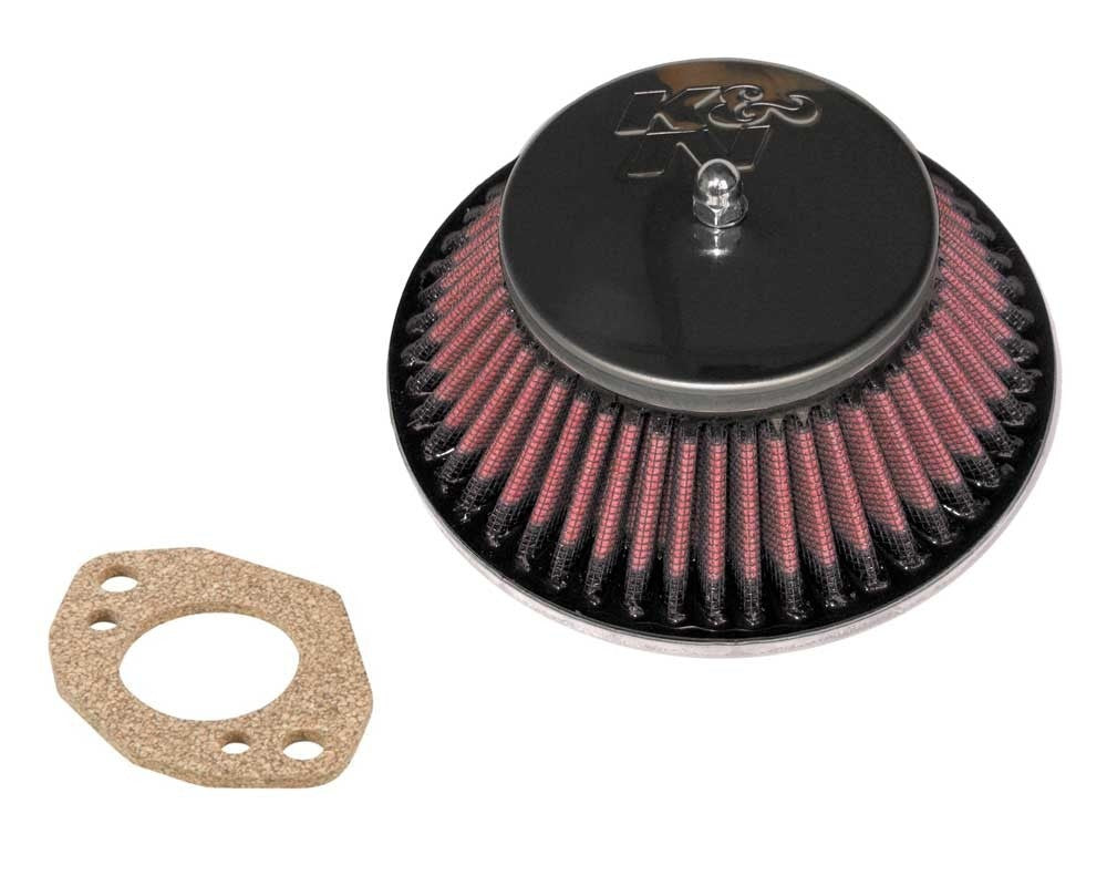 K&N Engineering K&N Custom Racing Assembly - Round Tapered - Red 1.375in Neck Flange - 2.25in Over Height 56-9320