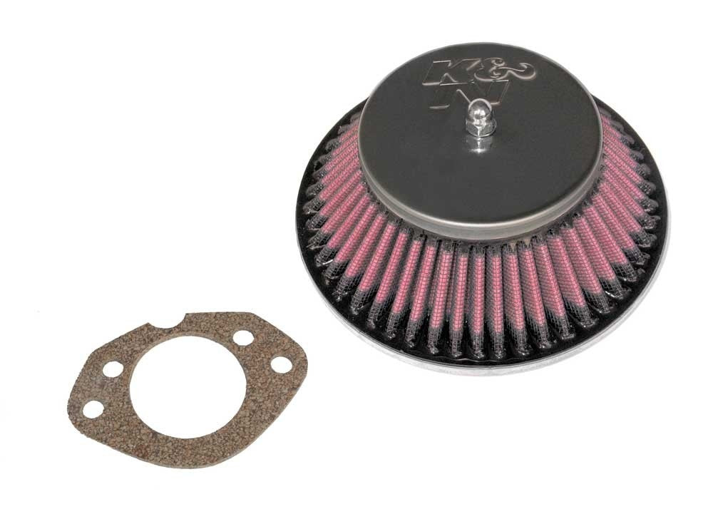 K&N Engineering K&N Custom Racing Assembly - Round Tapered - Red 1.656in Neck Flange - 2.25in Over Height 56-9327