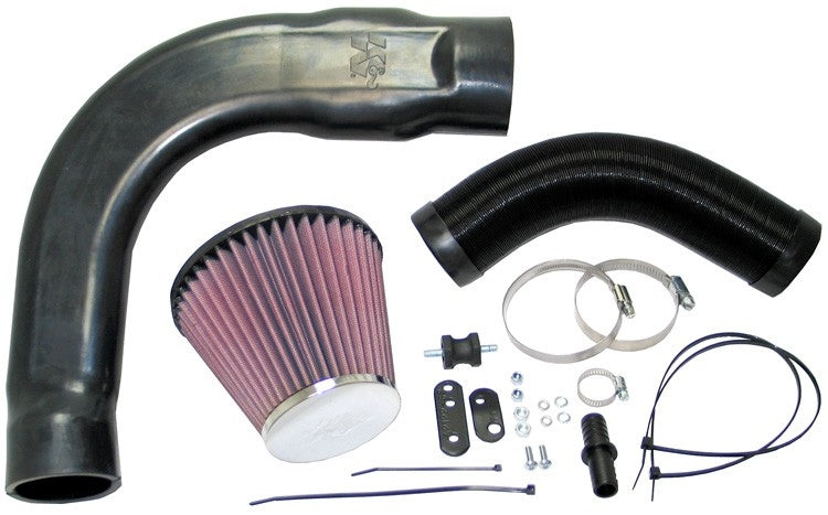 K&N Engineering K&N 57i Series Performance Intake Kit for Ford 94-95 Fiesta (Conical Filter)/91-96 Escort 1.6/1.8L 57-0156