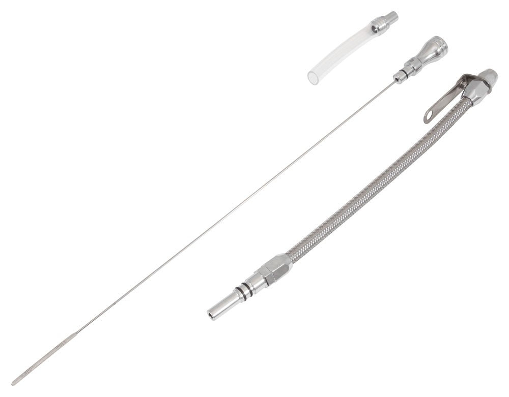 Spectre BB Chevrolet Engine Oil Dipstick (Flexible SS Braided Housing) 57201