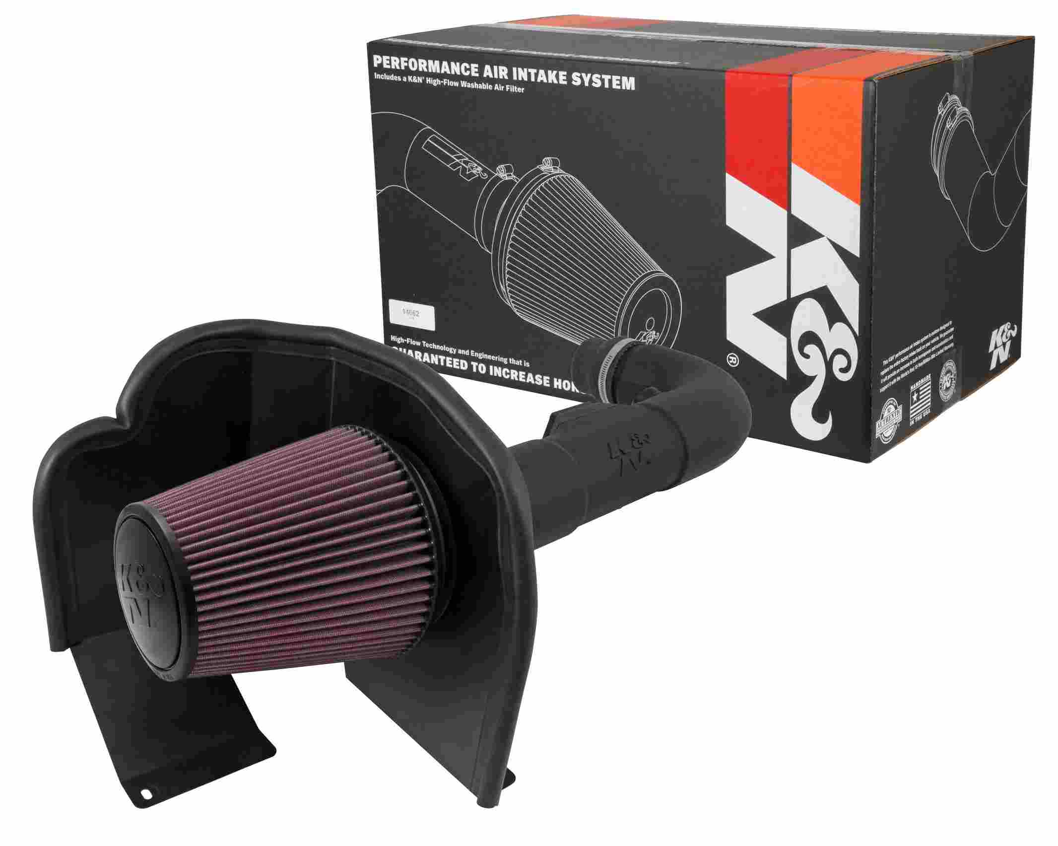 K&N Engineering K&N 2014 CHEVROLET/GMC Silverado & Sierra V6 4.3L Performance Air Intake System 57-3085