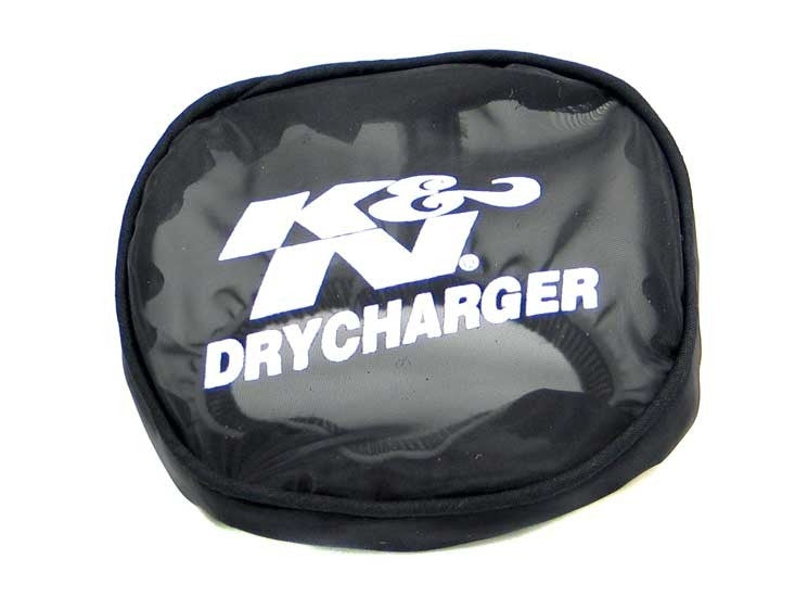 K&N Engineering K&N Drycharger Air Filter Wrap - Round Tapered - Black - 4in Base ID x 3.75in Top ID x 1.5in H 59-2045DK