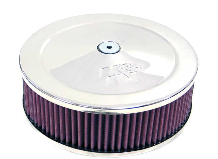 K&N Engineering K&N Standard 9in Red Custom Air Cleaner Assembly 60-1090