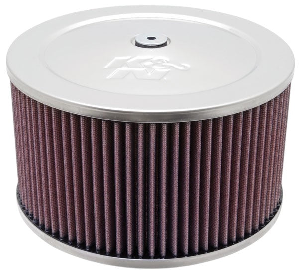 K&N Engineering K&N Round Air Filter Assembly 5.125 in FLG / 9in OD / 6.375 in H w/ Vent 60-1365