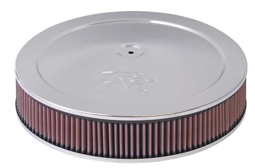 K&N Engineering K&N 5-1/8in / 14in ID X 1.5in O/S Flat Base Air Cleaner Assembly 60-1400