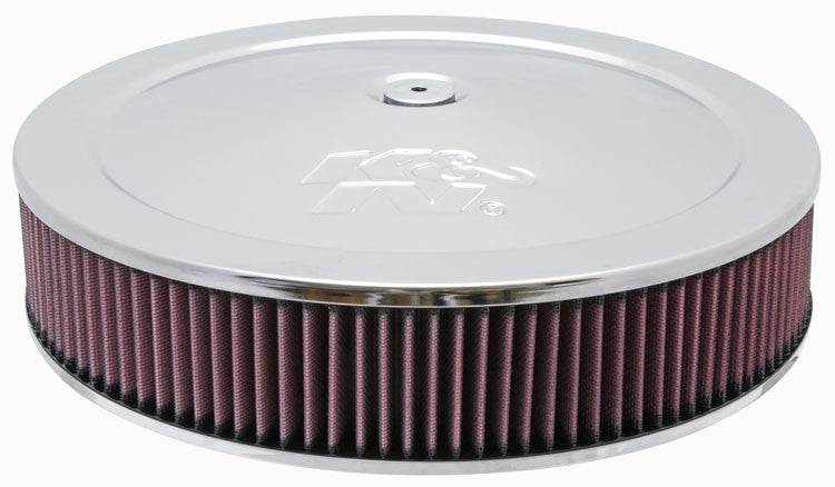 K&N Engineering K&N Round Air Filter Assembly 12in ID / 3.063in Height / 5.125in Neck Flange / 7/8in Drop Base 60-1430