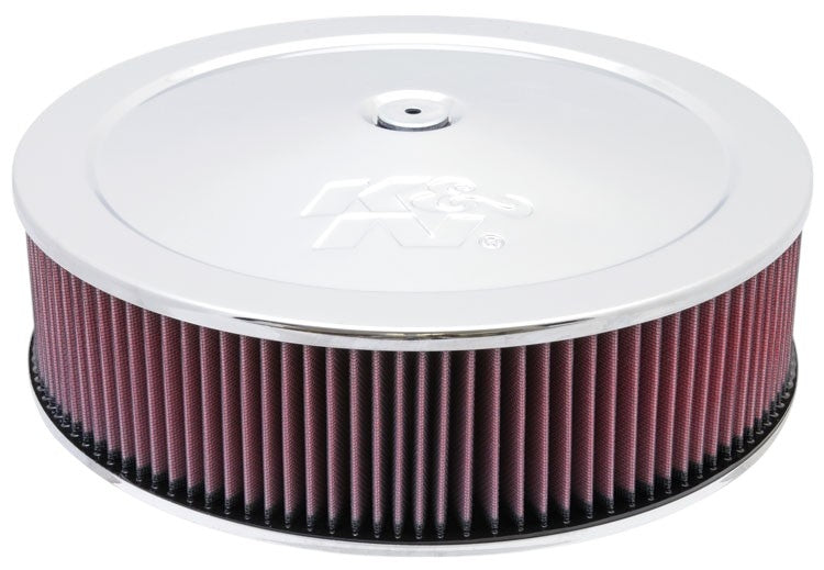 K&N Engineering K&N Round Air Filter Assembly 14in. ID / 4..12in. Height / 5.125in. Neck Flange / 7/8in. Drop Ba 60-1440