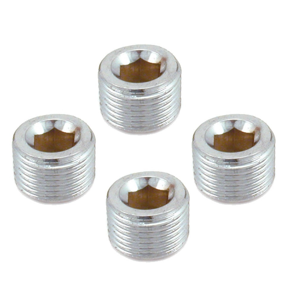 Spectre Pipe Plug 3/8in. NPT - 4 Pack 6058
