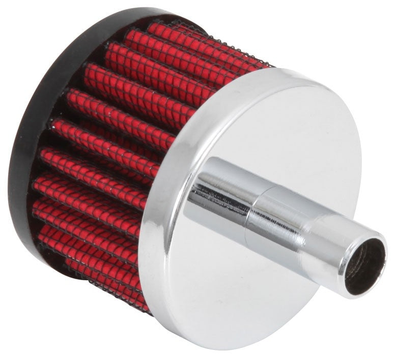 K&N Engineering K&N Steel Base Crankcase Vent Filter .5in Vent OD x 2in OD x 1.5in Height 62-1010