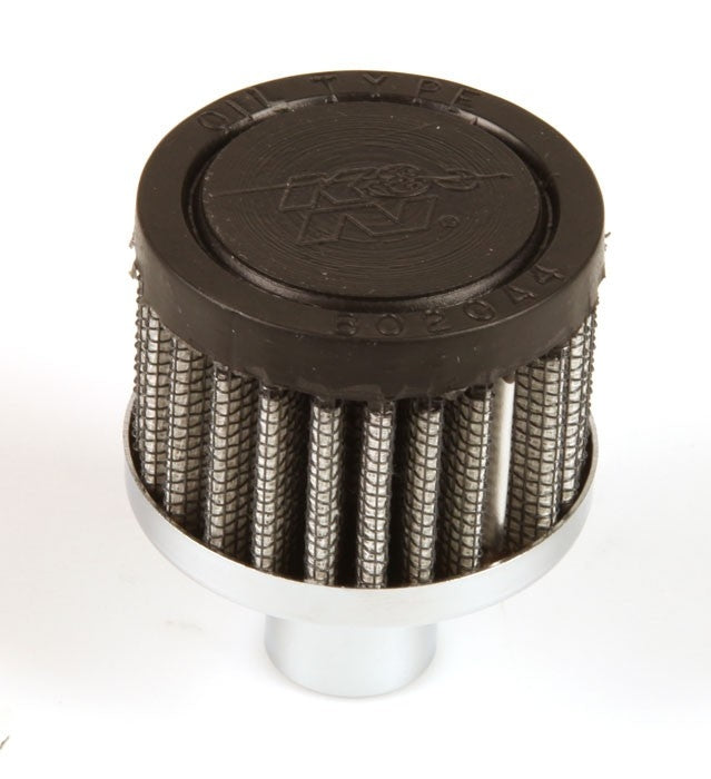 K&N Engineering K&N Steel Base Crankcase Vent Filter .75in Vent OD x 2in OD x 1.5in Height 62-1030