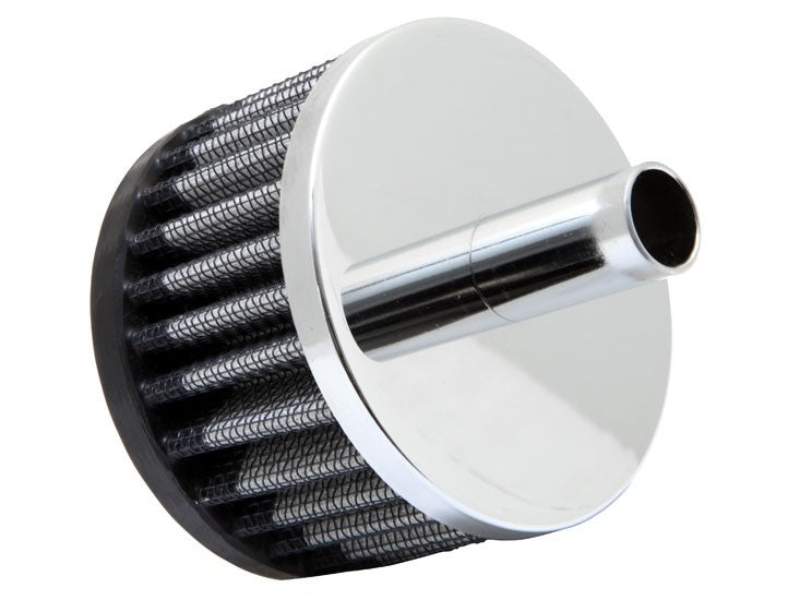 K&N Engineering K&N Steel Base Crankcase Vent Filter 5/8in Vent OD x 3in OD x 2in Height 62-1060