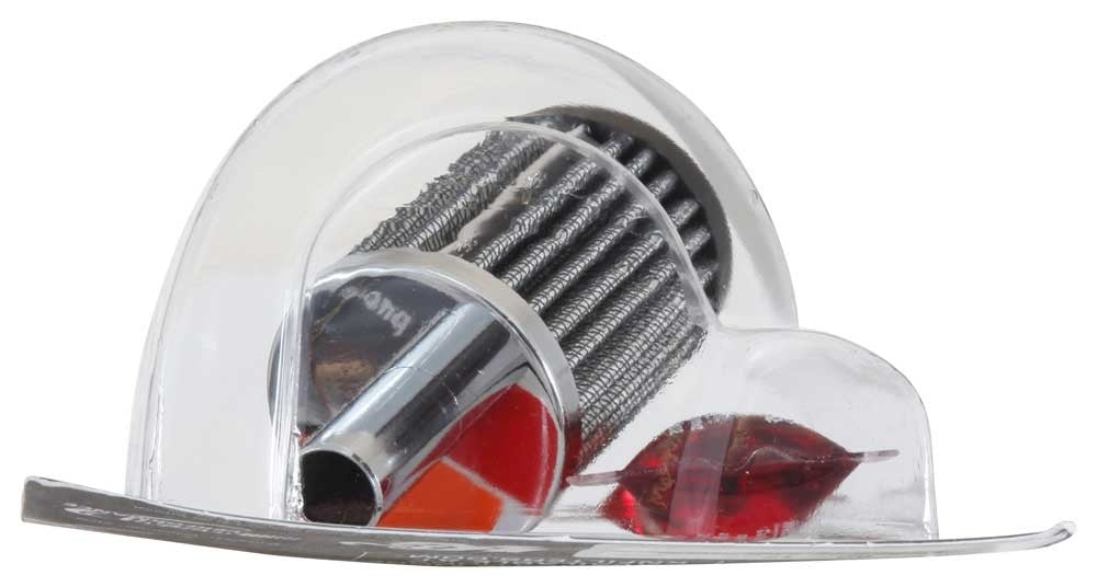 K&N Engineering K&N Steel Base Rubber Top Crankcase Vent Filter 5/8in. Vent / 2in. D / 3in. Height 62-1250