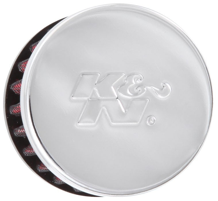 K&N Engineering K&N Clamp On Rubber Base Crankcase Vent Filter 0.375in Flange ID x 2in OD x 1.5in Height 62-1320