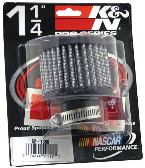K&N Engineering K&N 1.25in Flange ID x 3in OD x 2.5 inch H Rubber Base Crankcase Vent Filter 62-1380
