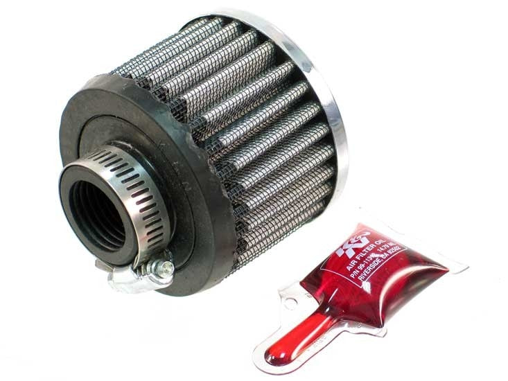 K&N Engineering K&N 1in Flange ID x 3in OD x 2.25in H Rubber Base Crankcase Vent Filter 62-1420