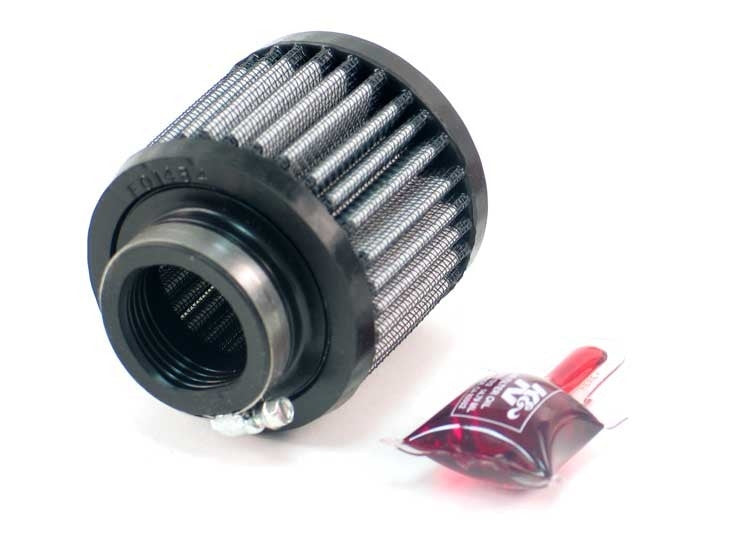 K&N Engineering K&N 1.375in Flange ID x 3in OD x 2.5in H Rubber Base Crankcase Vent Filter 62-1430