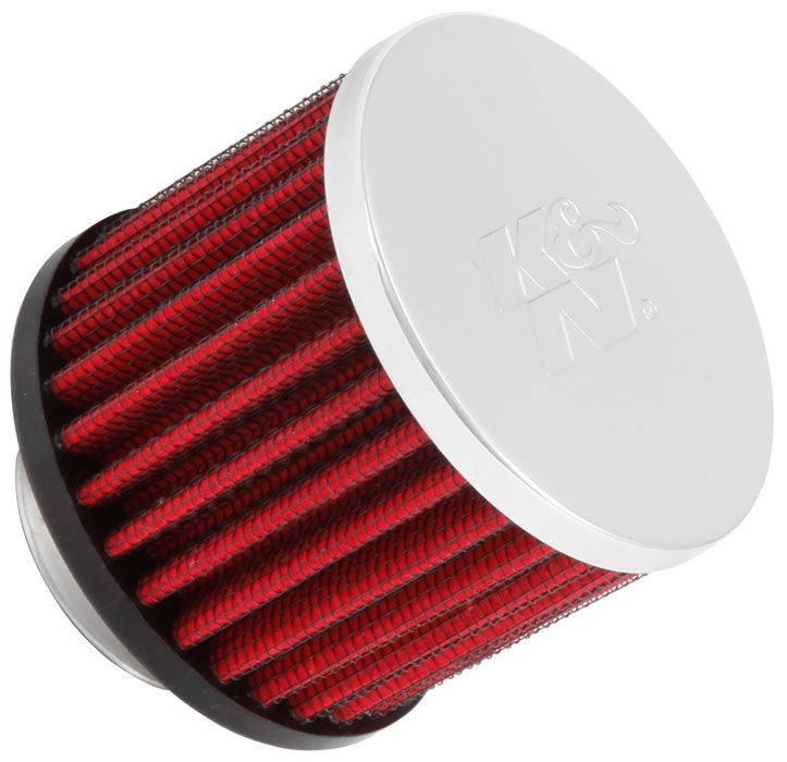 K&N Engineering K&N 1.375 inch ID 3 inch OD 2.5 inch H Clamp On Crankcase Vent Filter 62-1440