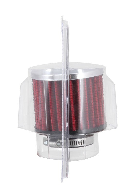 K&N Engineering K&N 1.5in Flange ID x 3in OD x 2.5in H Chrome Finish Rubber Base Crankcase Vent Filter 62-1460