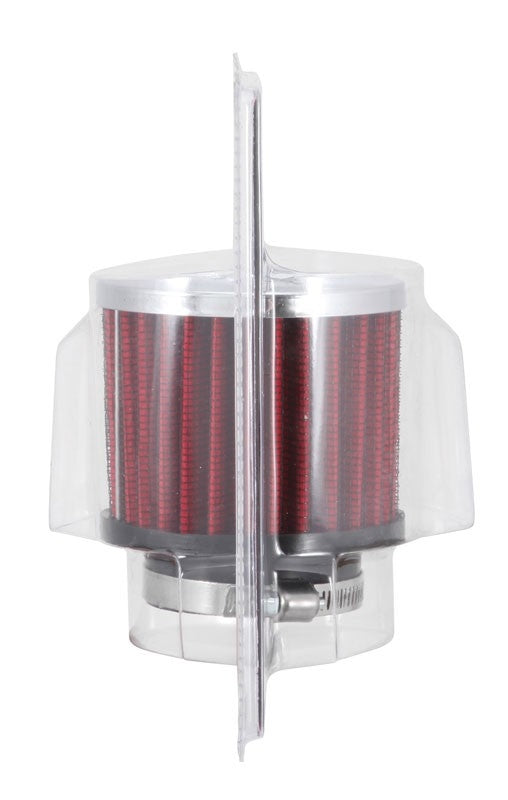 K&N Engineering K&N 1.75in Flange ID x 3in OD x 2.5in H Chrome Finish Rubber Base Crankcase Vent Filter 62-1480