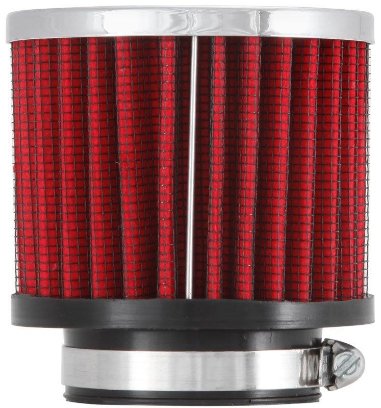K&N Engineering K&N 1.75in Flange ID x 3in OD x 2.5in H Chrome Finish Rubber Base Crankcase Vent Filter 62-1480