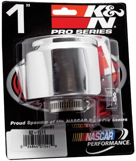K&N Engineering K&N 1in Flange ID x 3in OD x 2.5in Height Clamp On Crankcase Vent Filter 62-1511