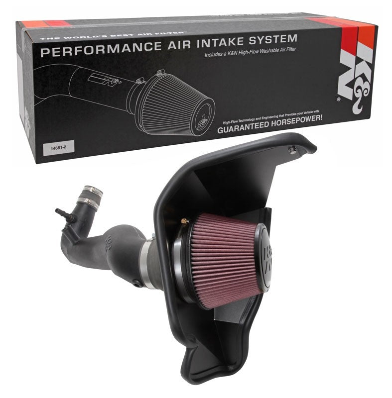 K&N Engineering K&N 2018 Ford Mustang L4-2.3L F/I Aircharger Performance Intake 63-2606
