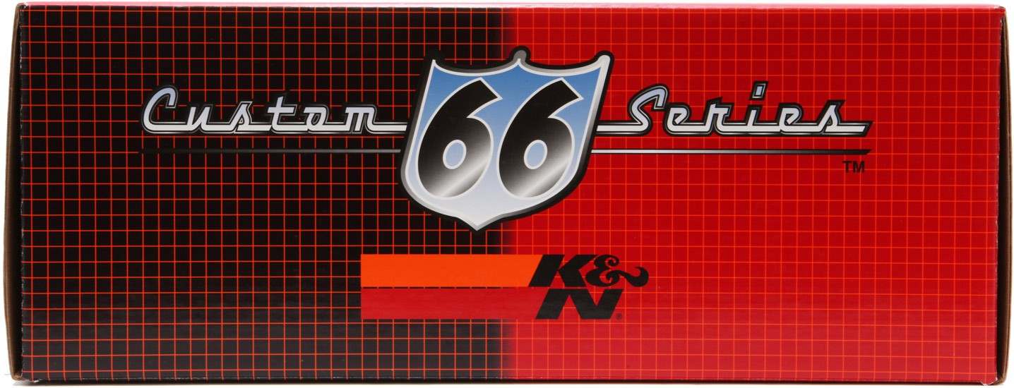 K&N Engineering K&N 15in O/S Length / 8.25in O/S Width / 3in Height Red Oval Custom Assembly 66-1470