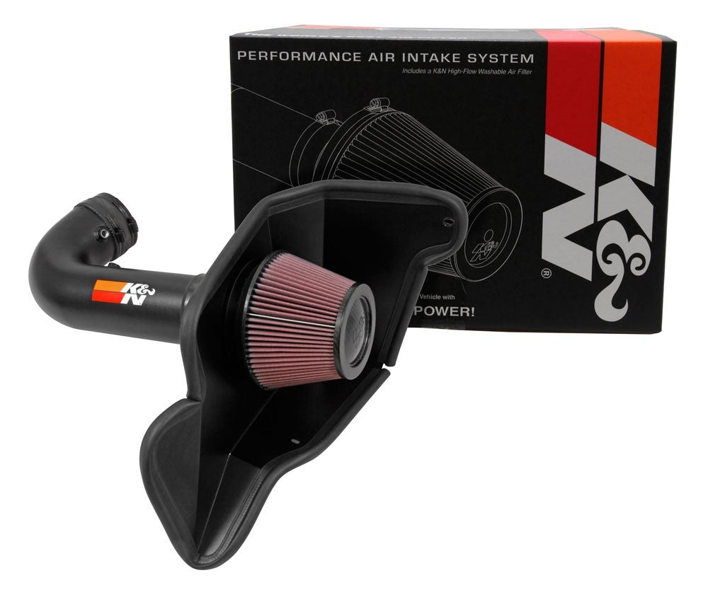 K&N Engineering K&N 2016-2017 Ford Mustang Shelby 5.2L V8 Typhoon Cold Air Intake System 69-3538TTK