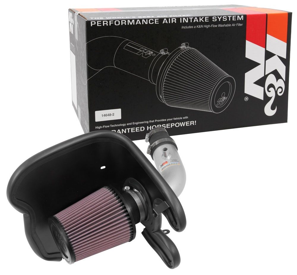 K&N Engineering K&N 17-18 Chevy Cruze 1.4L Turbo Silver Typhoon Short Ram Intake 69-4537TS