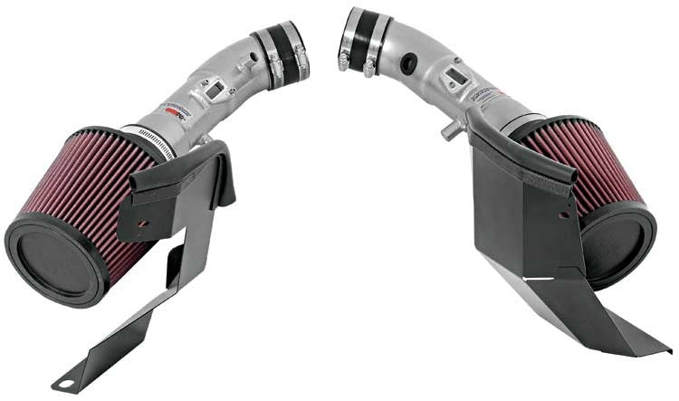 K&N Engineering K&N 07-08 G35 Dual Silver Typhoon Short Ram Intakes 69-7082TS