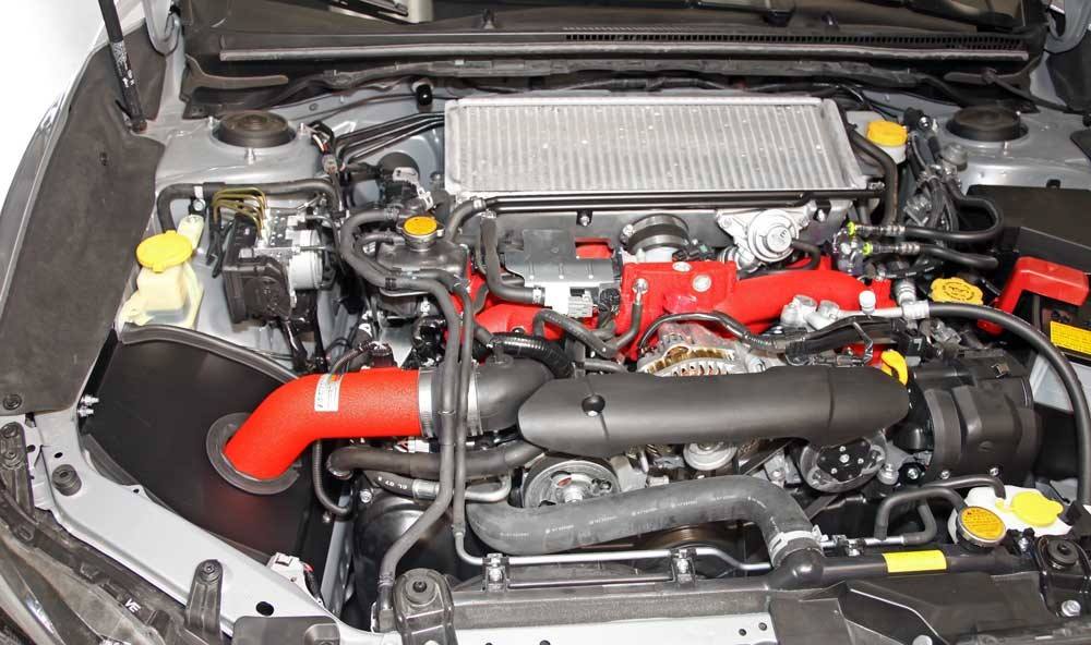 K&N Engineering K&N 2015 Subaru WRX-STI 2.5L H4 Red Typhoon Short Ram Intake 69-8007TWR