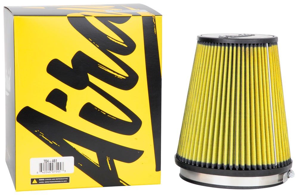 Airaid Universal Air Filter - Cone 6in FLG x 7in B x 5in T x 8in H - Synthaflow 704-461