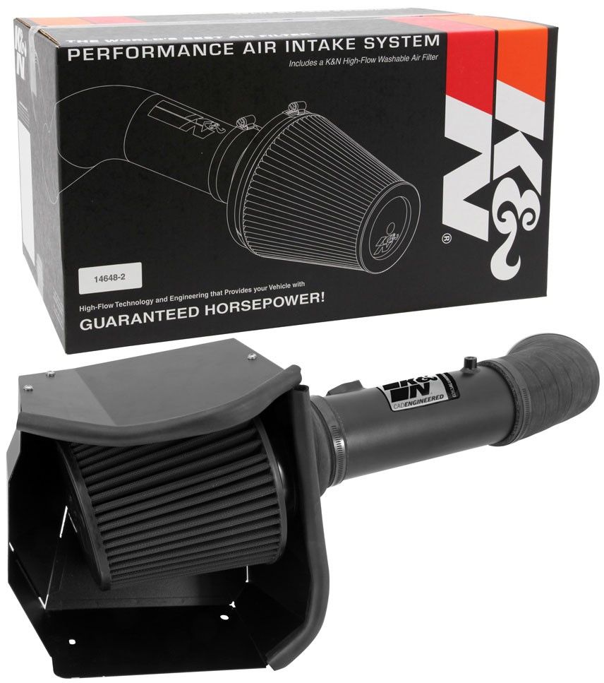 K&N Engineering K&N 11-13 Ford F250/F350/F450/F550 Super Duty 6.7L V8 DSL Black Performance Intake Kit 71-2582