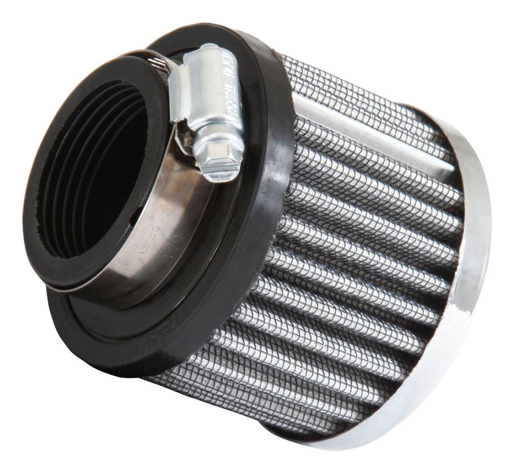 Airaid Chrome Top 1.5in ID - Clamp On 3in OD 2.5in Tall Breather Filter 775-145