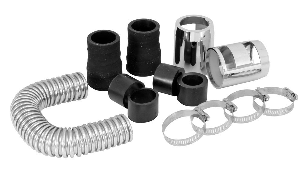 Spectre Magna Kool SS Radiator Hose Kit w/Chrome End Covers - 20in. 7759