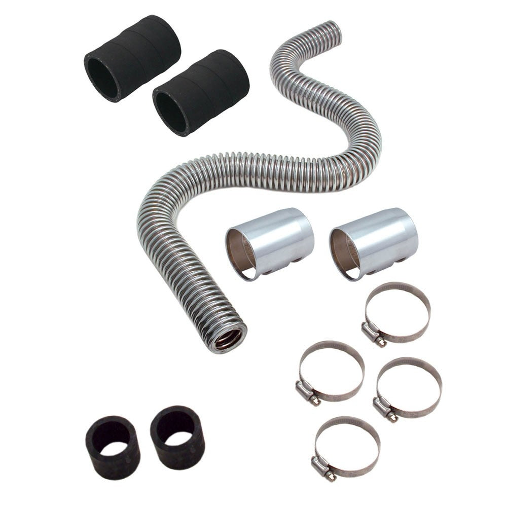 Spectre Magna Kool SS Radiator Hose Kit w/Polished End Covers - 24in. 7780