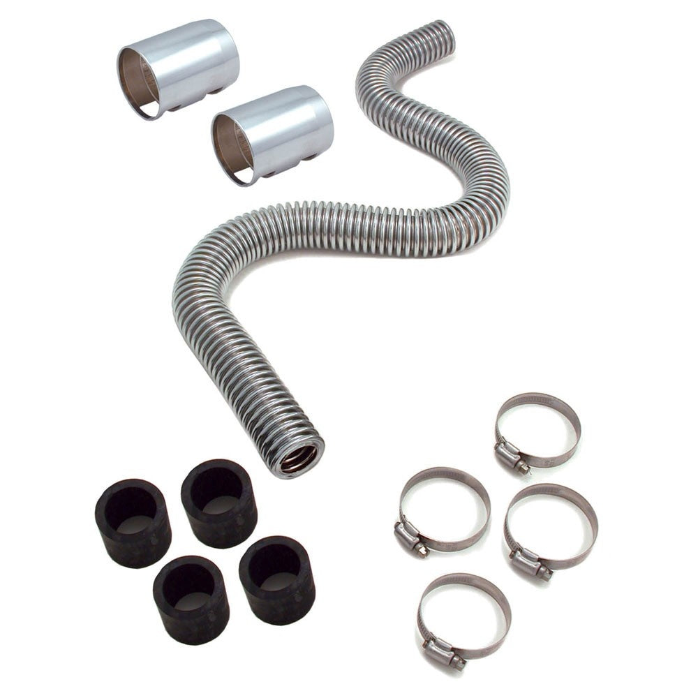 Spectre Magna Kool SS Radiator Hose Kit w/Polished End Covers - 36in. 7790