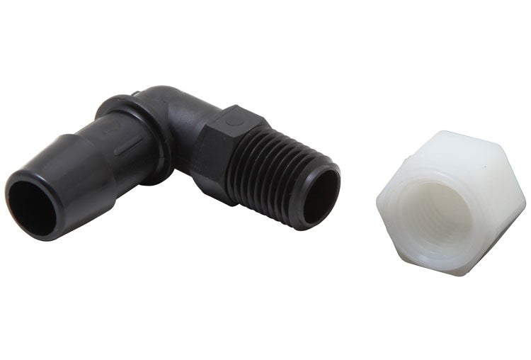 K&N Engineering K&N Air Filter Vent Kit - White - 90 Degree Plastic 0.50in Flange 1.75in H 1.75in L 85-1120