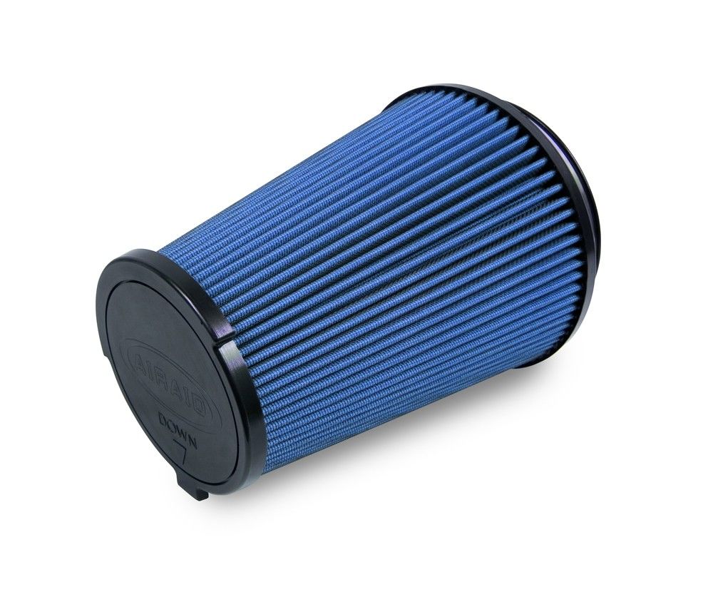 Airaid 10-14 Ford Mustang Shelby 5.4L Supercharged Direct Replacement Filter - Oiled / Blue Media 860-512