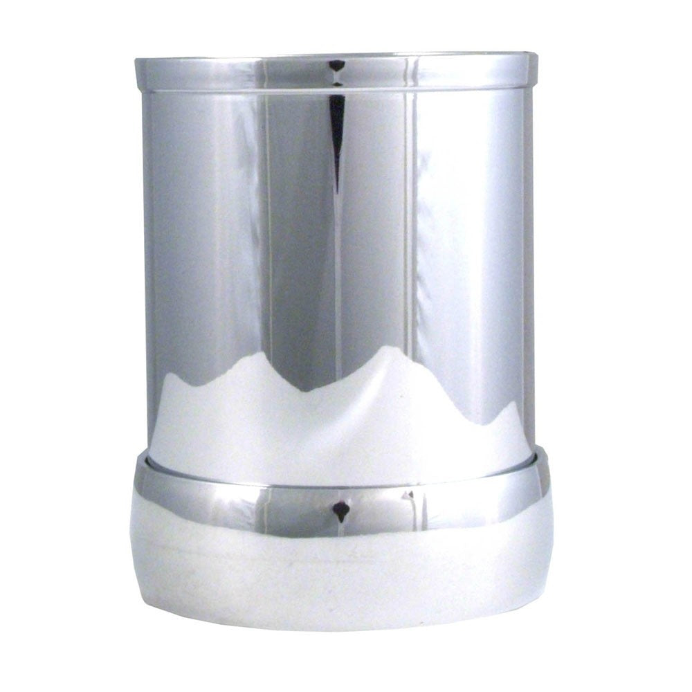 Spectre Straight Intake Tube w/Collar 3in. OD x 4in. L - Chrome 8708