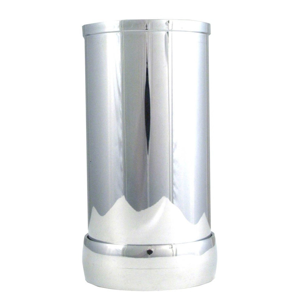 Spectre Sraight Intake Tube w/Collar 3in. OD x 6in. L - Chrome 8718