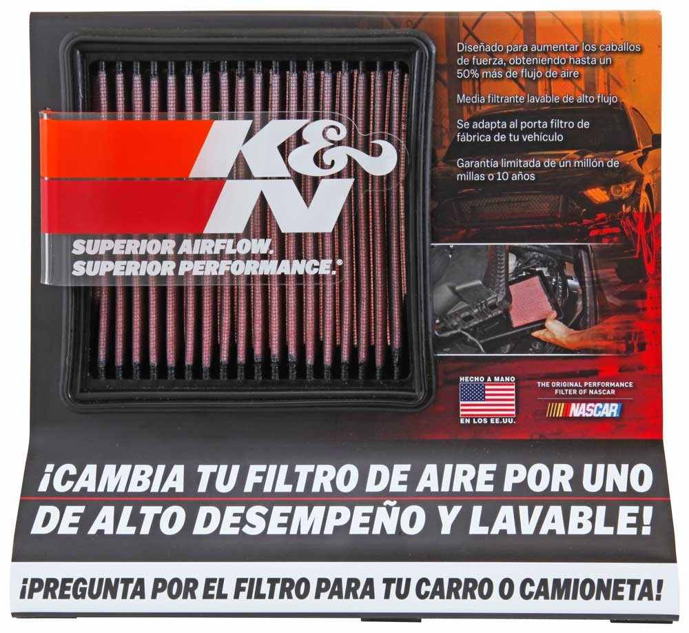 K&N Engineering K&N 11-1/2W x 10H x 3-1/8D Small Air Filter 87-5038S